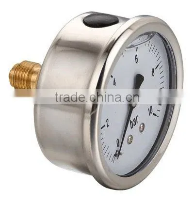 Widely Used Glycerin Filled Manometer Pressure