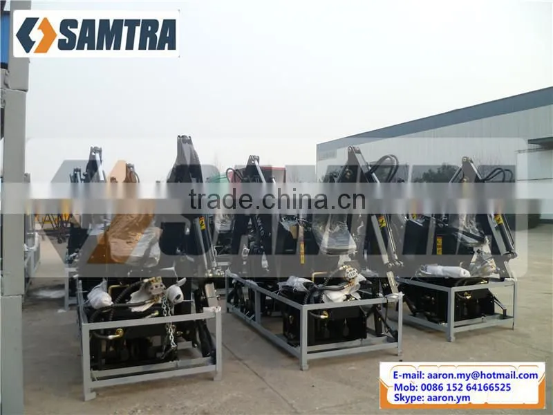 Tractor Backhoe Loader, LW Backhoe Digger with Thumb Grab