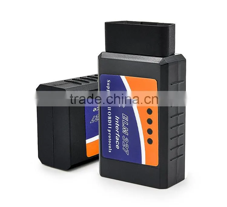 2015 Fast Shipping Works On Android Torque Elm327 Bluetooth ELM 327 V2.1 Interface OBD2 / OBD II Auto Car Diagnostic Scanner