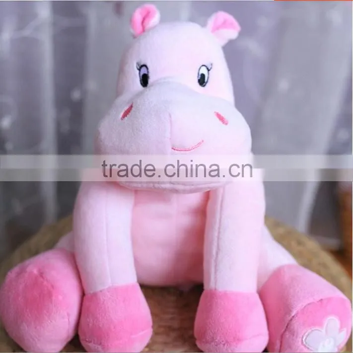plush toys/animal plush toys /little sitting hippo plush toys