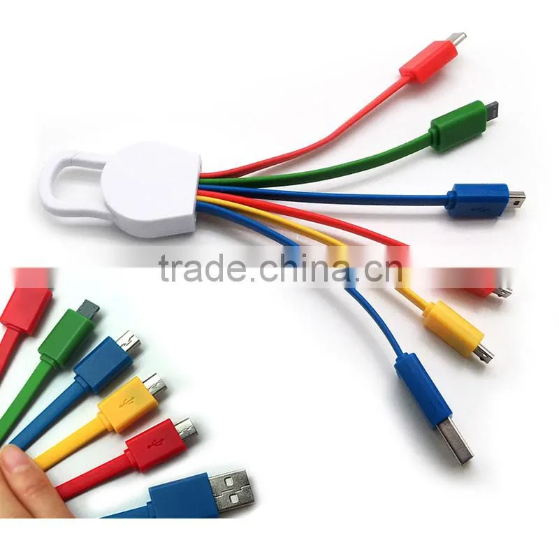 noodle flat usb data charger cable for mobile phone