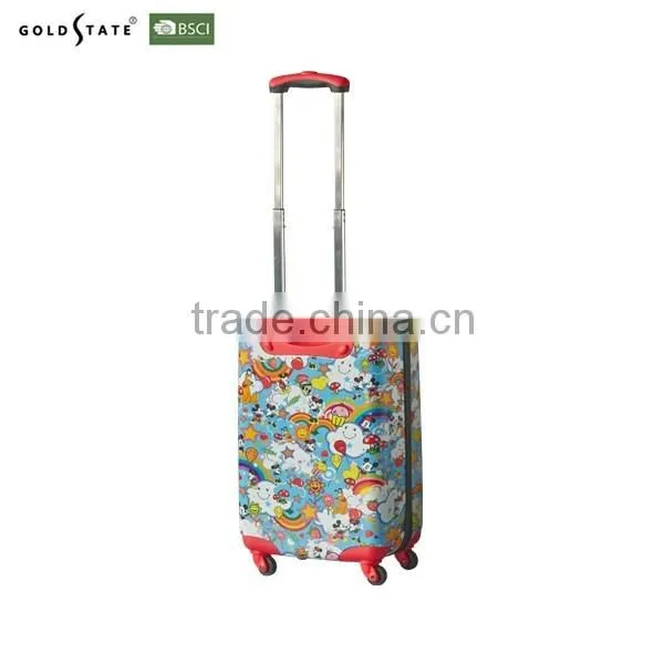 ABS/PC colorful cartoon luggage