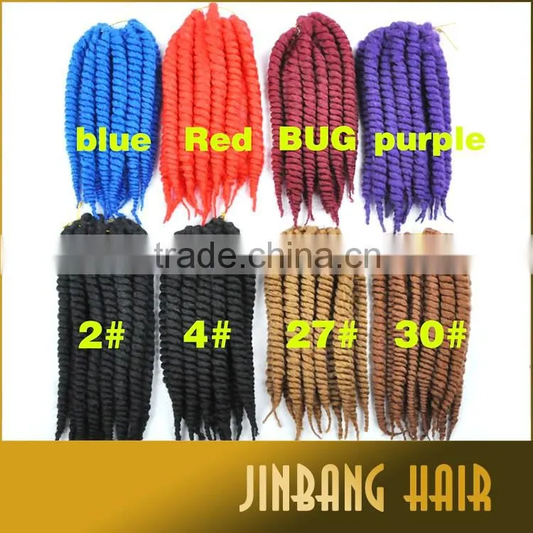 2x havana mambo braiding twist hair synthetic fiber havana crochet braiding hair mambo twist