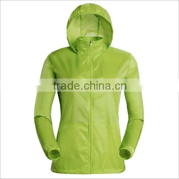 Lightweight Waterproof Anit Uv Women Summer Jackets
