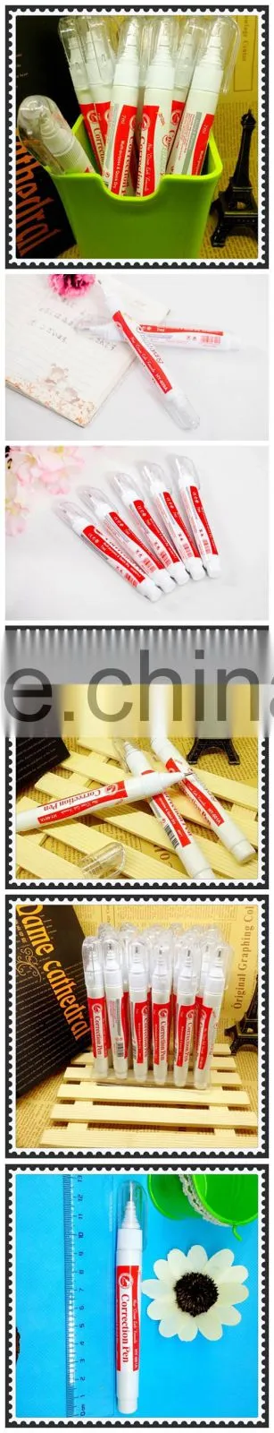 Hot selling metal tip 7ml liquid corrector HY-601A correction pen