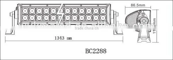 Aurora Led off road light bar, 300w led light bar, 50 inch led light bar