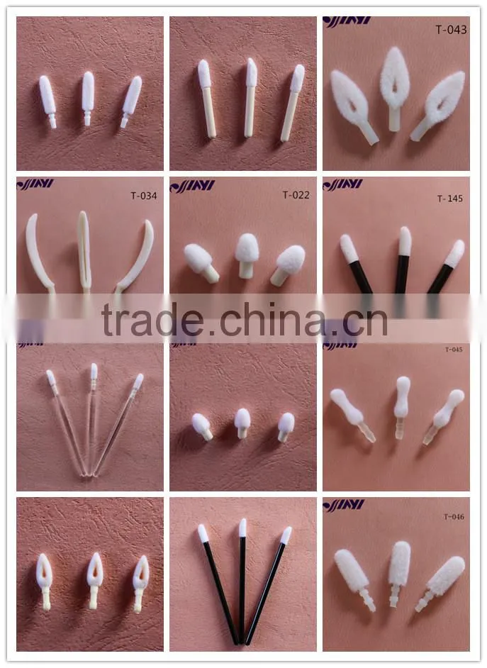 OEM Disposable Lip Gloss Cotton Brush