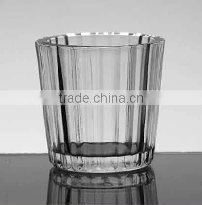 mercury glass candle holder