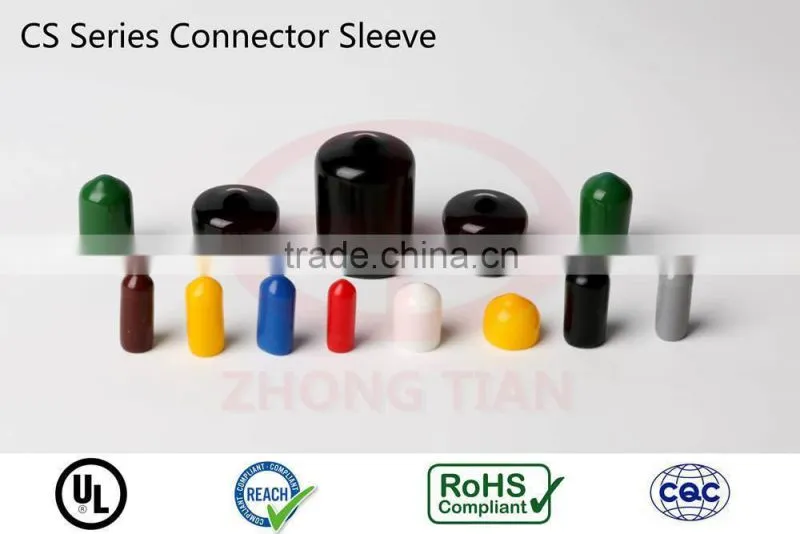 Soft PVC round pipe tube end plug