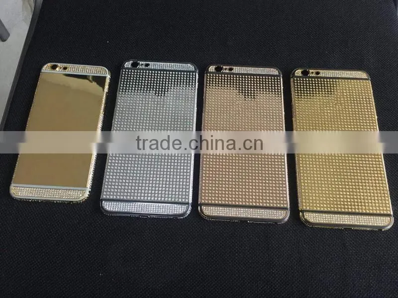 for iphone 6 gold back plate for iphone 6 housing gold back cover