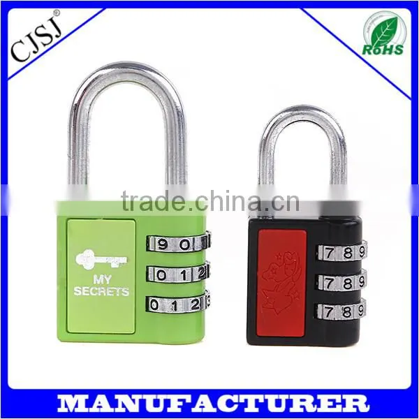 4 digtal number cute cartoon combination locks for promotion gift