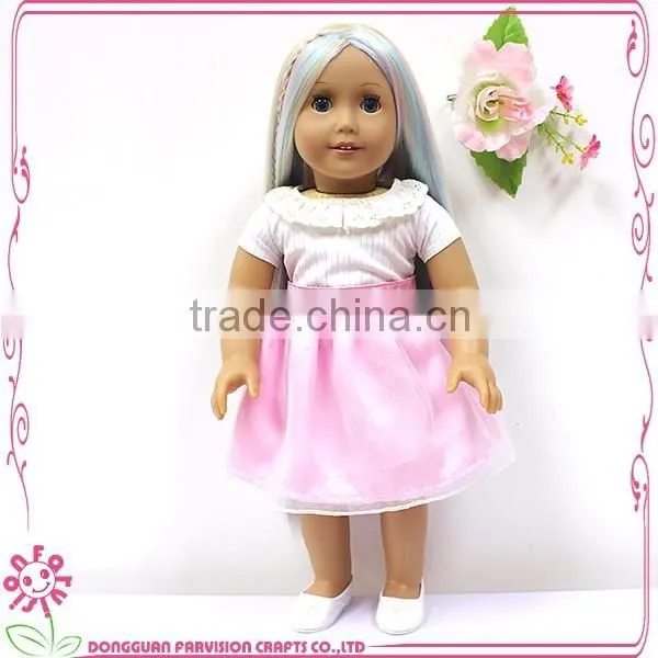 Custom New 18 Inch American Baby Girl Fashionable Cute Doll