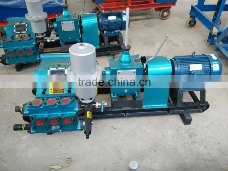 diesel engine and triplex plunger pump