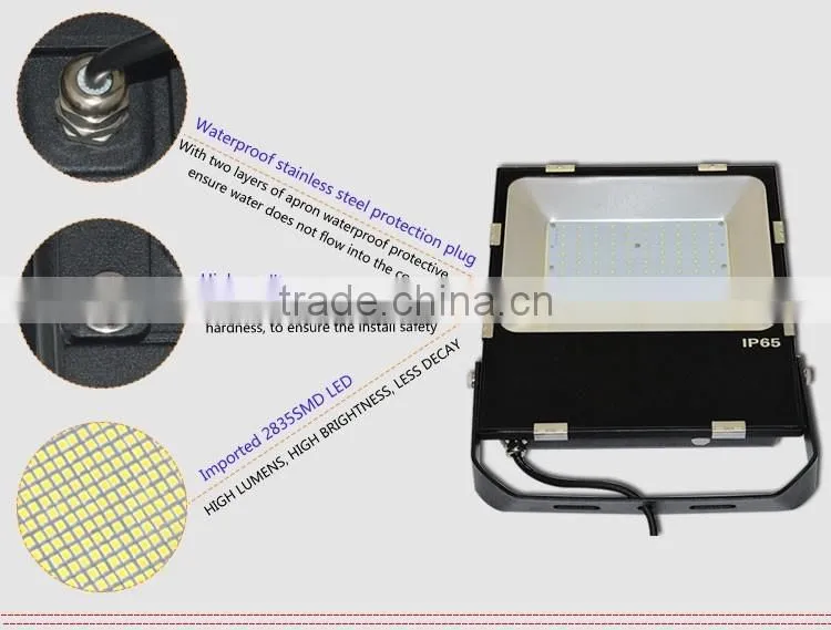 court/garden/square/tunnel/building lighting waterproof ip65 15000 lumens led floodlight