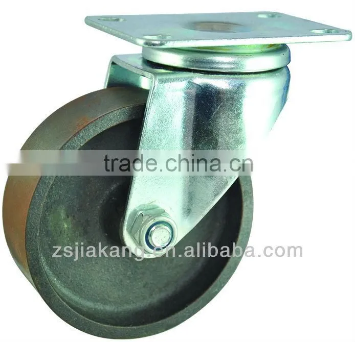 100mm cast iron casters,swivel wheels for trailers