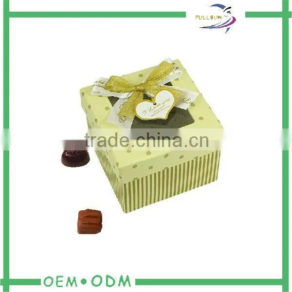 Customize square cake box, chocolate box, cake box with clear window