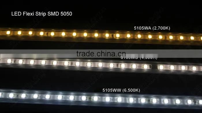 220V SMD5050 Ultra Bright White LED Strip Light