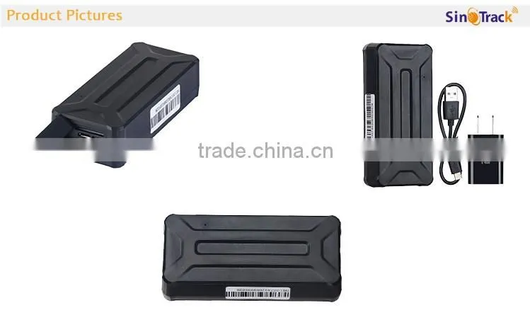 Rechargeable long battery life gps tracker with tracking system
