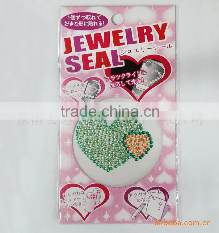 mobile phone bling crystal diamond sticker rhinestone acrylic sticker multi-style/acrylic sticker
