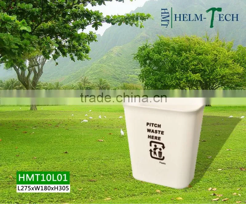 10L square plastic trash can