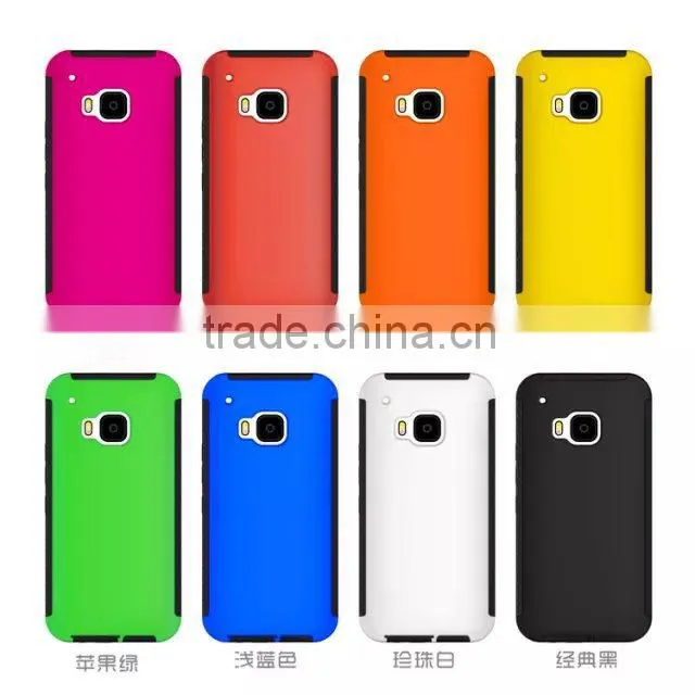 Shenzhen factory direct sale mobile accessories 2 in 1 tpu pc phone case for HTC M9