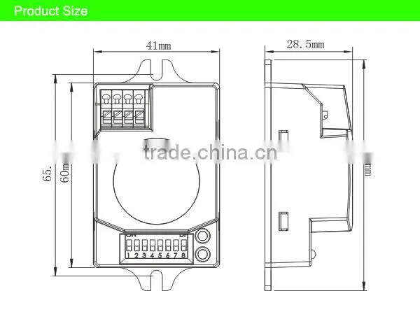 SK608 Mini motion sensor light switch , light sensor switch