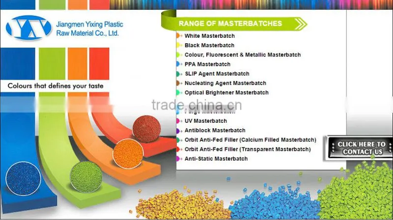 High Color Pigment Virgin PP Masterbatch