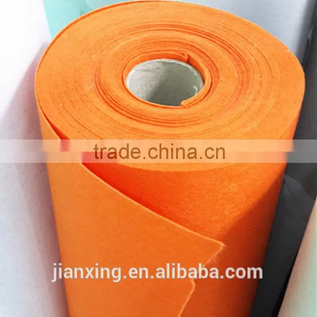 Nonwoven needle punched embroidery felt