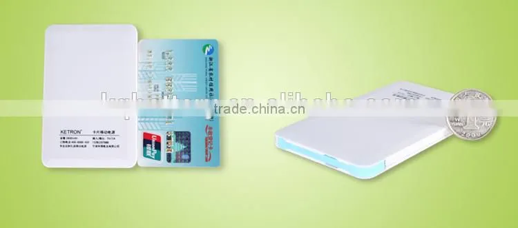 power bank 3200mah credit card size