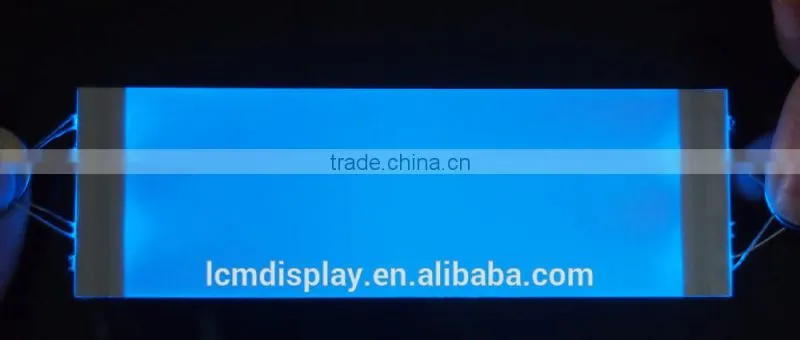 negative segment character running machine lcd display,practical STN,blue backlight, fitness equipment