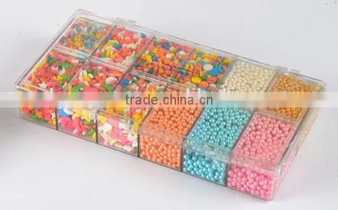Dessert decoration silver dragees