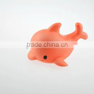 PU mini dolphin shape stress ball,custom anti stress animal toys, reliver production