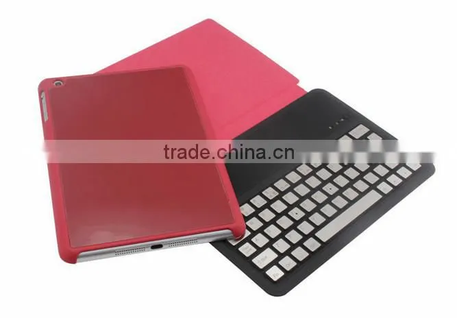 Ultra-thin Bluetooth Keyboard with Leather Cover Case for iPad Mini