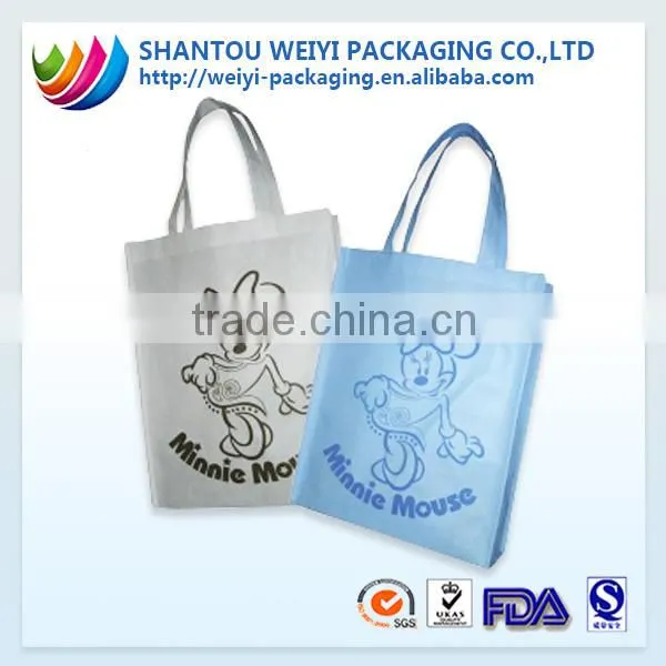 Laminated pp woven tote bag/ woven shopping bag