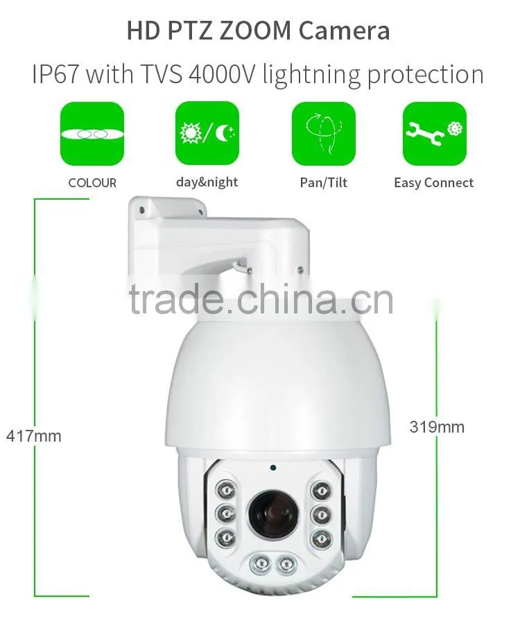 Vite vision surveillance camera brand factory price of speed dome 36x zoom CCTV ip camera