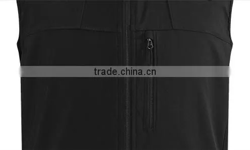 Custom windproof running softshell vest