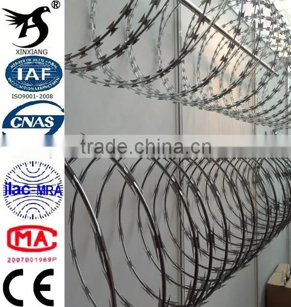 2014 Alibaba China Professional Design Nato Barbed Wire Razor