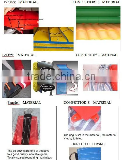 giant decoration advertising inflatable tiger for CE certificate