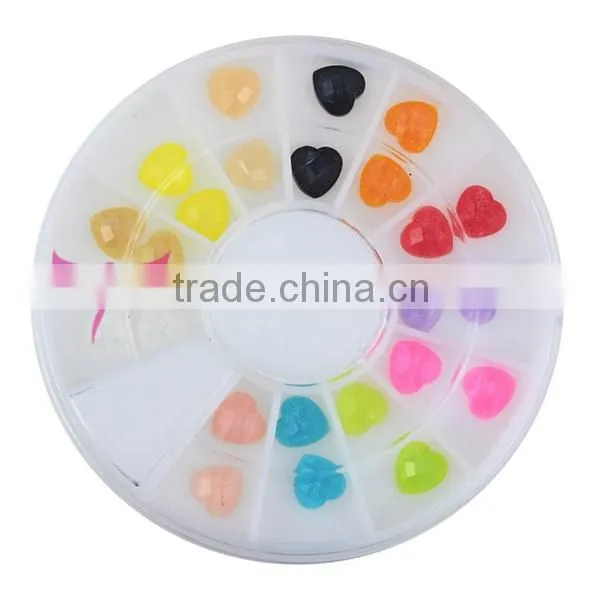 Fashion 12 colors glitter pearl for nail art decoration