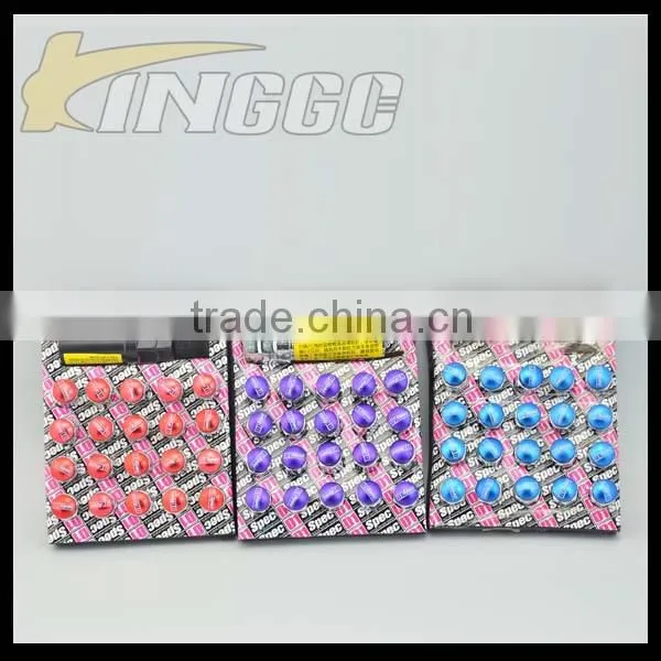 Auto 35mm Iron Wheel Racing max guard colored Lug Nuts 20pcs/set For Car