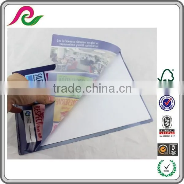 Factory supply glitter file folder L shape