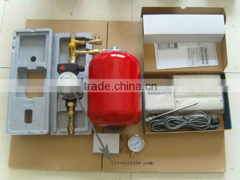 Split pressure solar water heater
