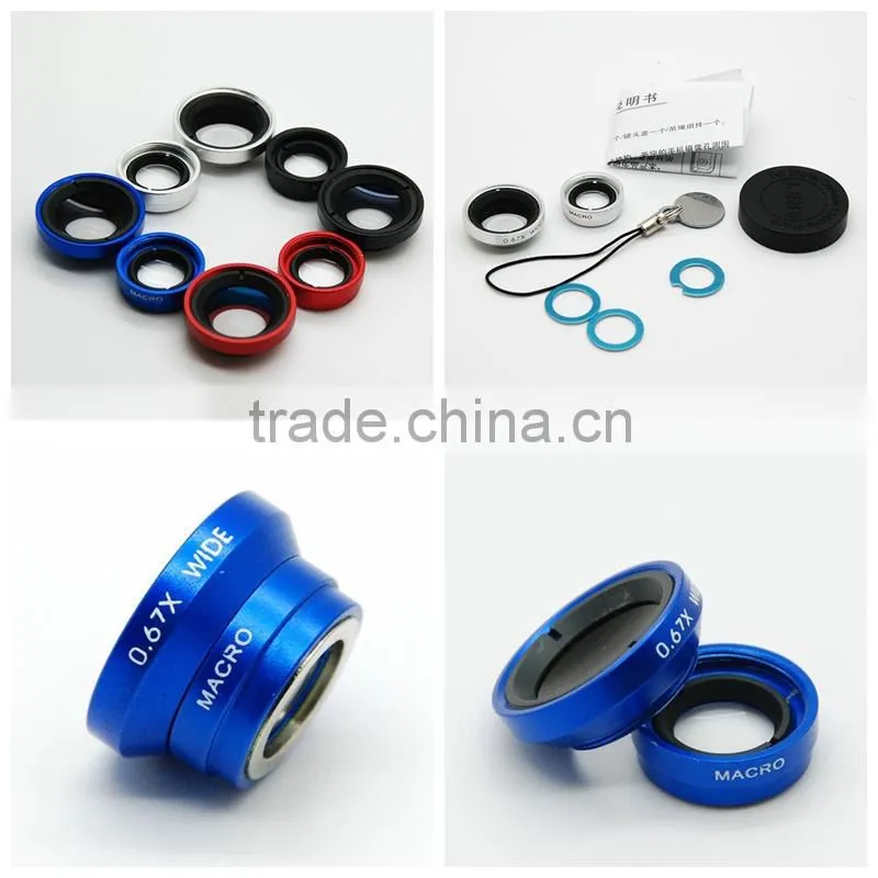 mobile phone accessories factory in china wideangle lens for samsung s4 iphone 6 macro lens