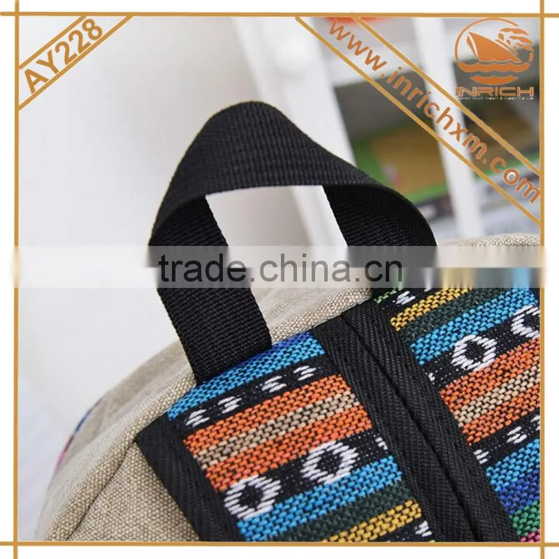 Canvas School Bag,Bookbag,Rucksack,Womans Backpack