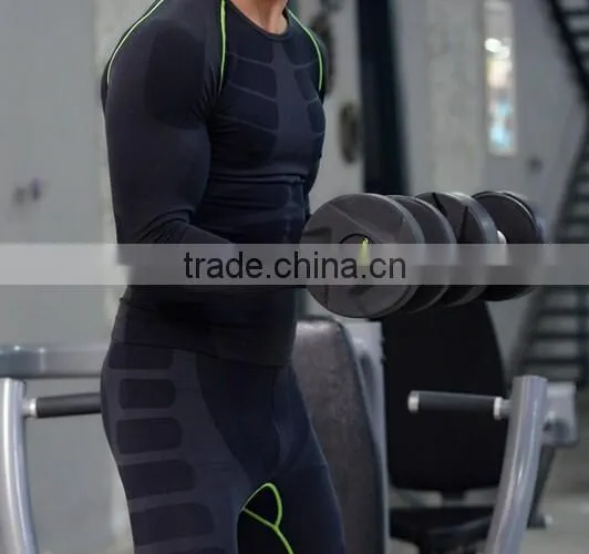 Men's Long Sleeve Sports Training Slim Breathable Quick-dry T-shirt