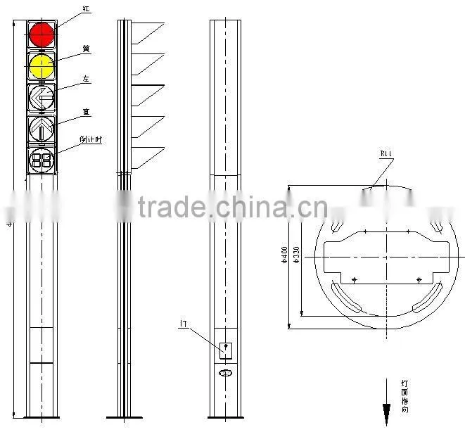 LED traffic signal lamp-C5 Led traffic light