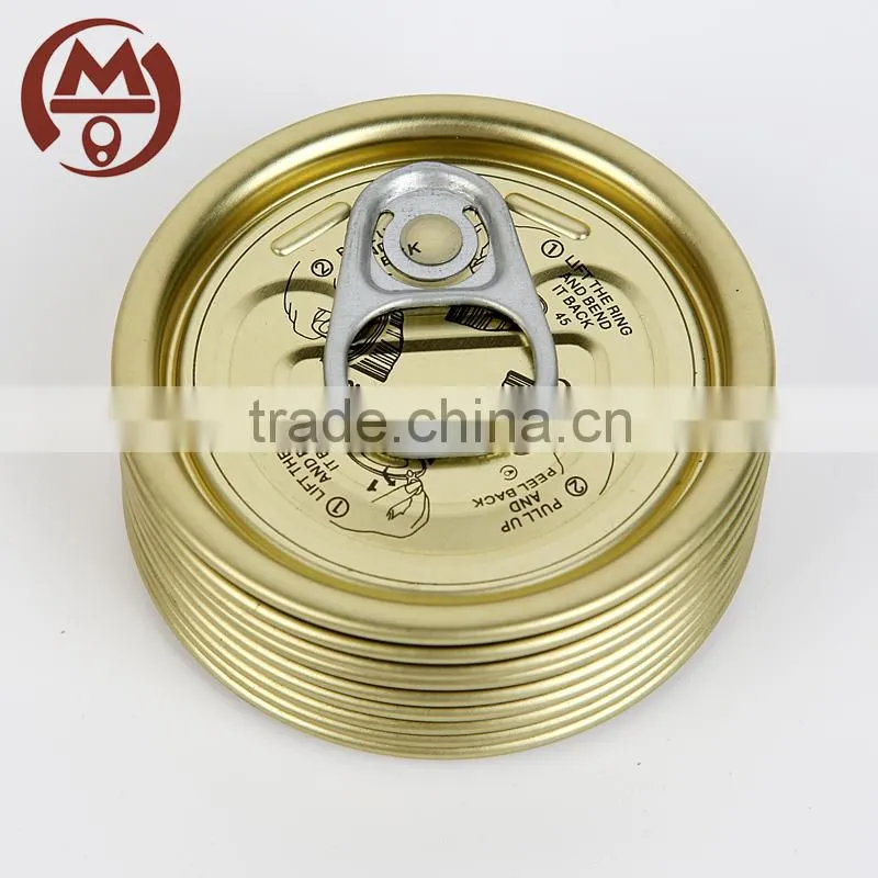 52mm 202# new products metal tin lid easy open end