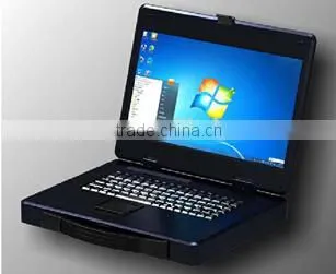 15.6 "LCD i7 CPU Z77 Chipset 4G RAM One half-size Expansion slot 500G Harddisk rugged laptop