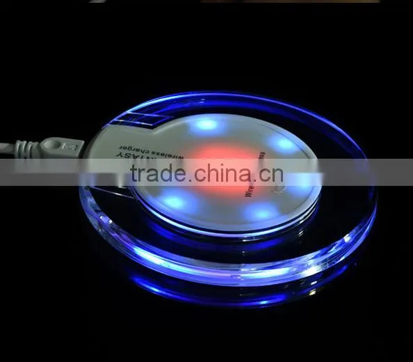 Best selling round wireless charger smart fantasy charger for apple for Samsung