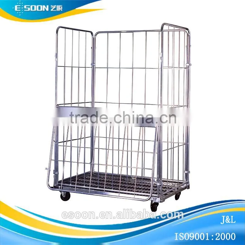 Storage roll handling trolley Delivery Post cage